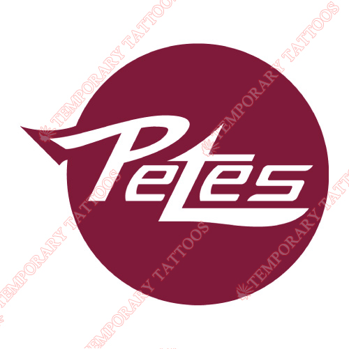 Peterborough Petes Customize Temporary Tattoos Stickers NO.7375